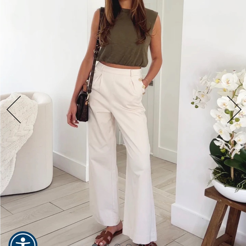 SPLENDID x Rachelove Sailor wide leg pants